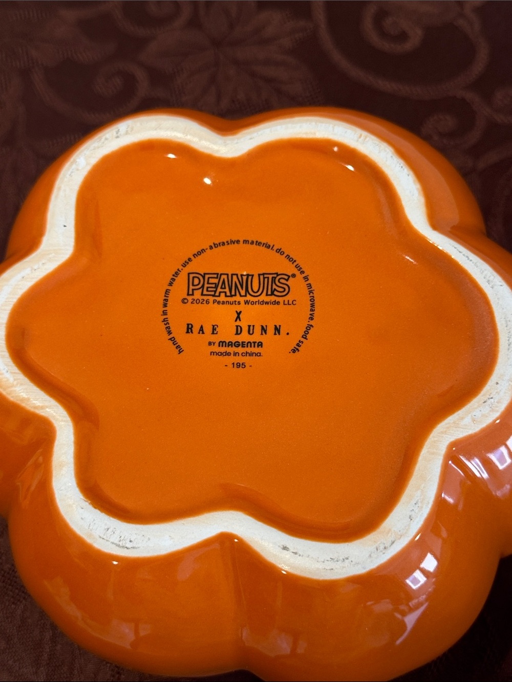 🎃NWOT Peanuts X Rae Dunn Pumpkin Snack Canister - Picture 4 of 11